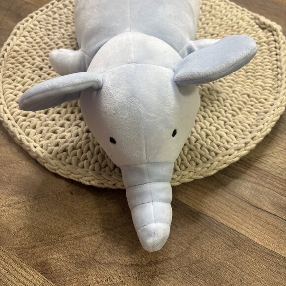 Pillowfort Blue Baby Elephant Weighted Plush 14" Sensory Stuffed Animal - Picture 3 of 6